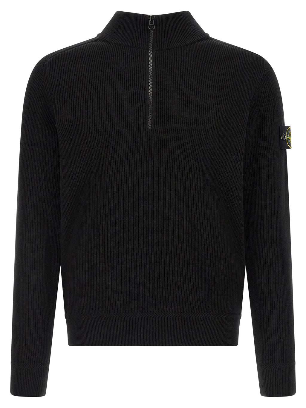 Stone Island Black Cotton Cardigan