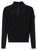 Stone Island Black Cotton Cardigan