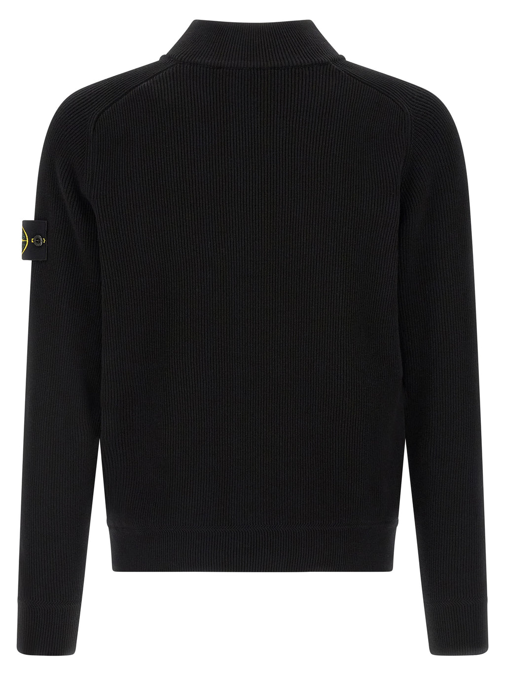 Stone Island Black Cotton Cardigan