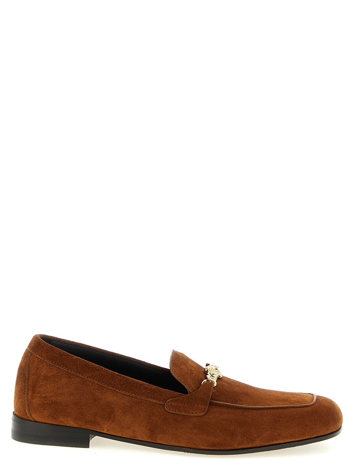 Versace brune loafers i kalveskinn
