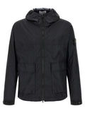 Stone Island Blue Polyamide Shell Jacket