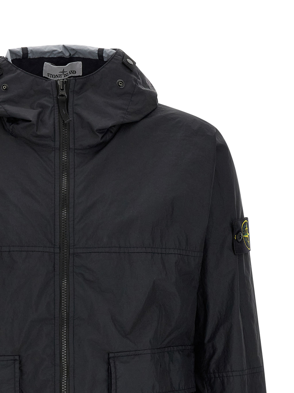 Stone Island Blue Polyamide Shell Jacket