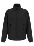 Stone Island Black Polyester Shell Jacket