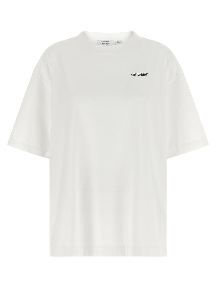 Off-White Hvit T-skjorte i bomull