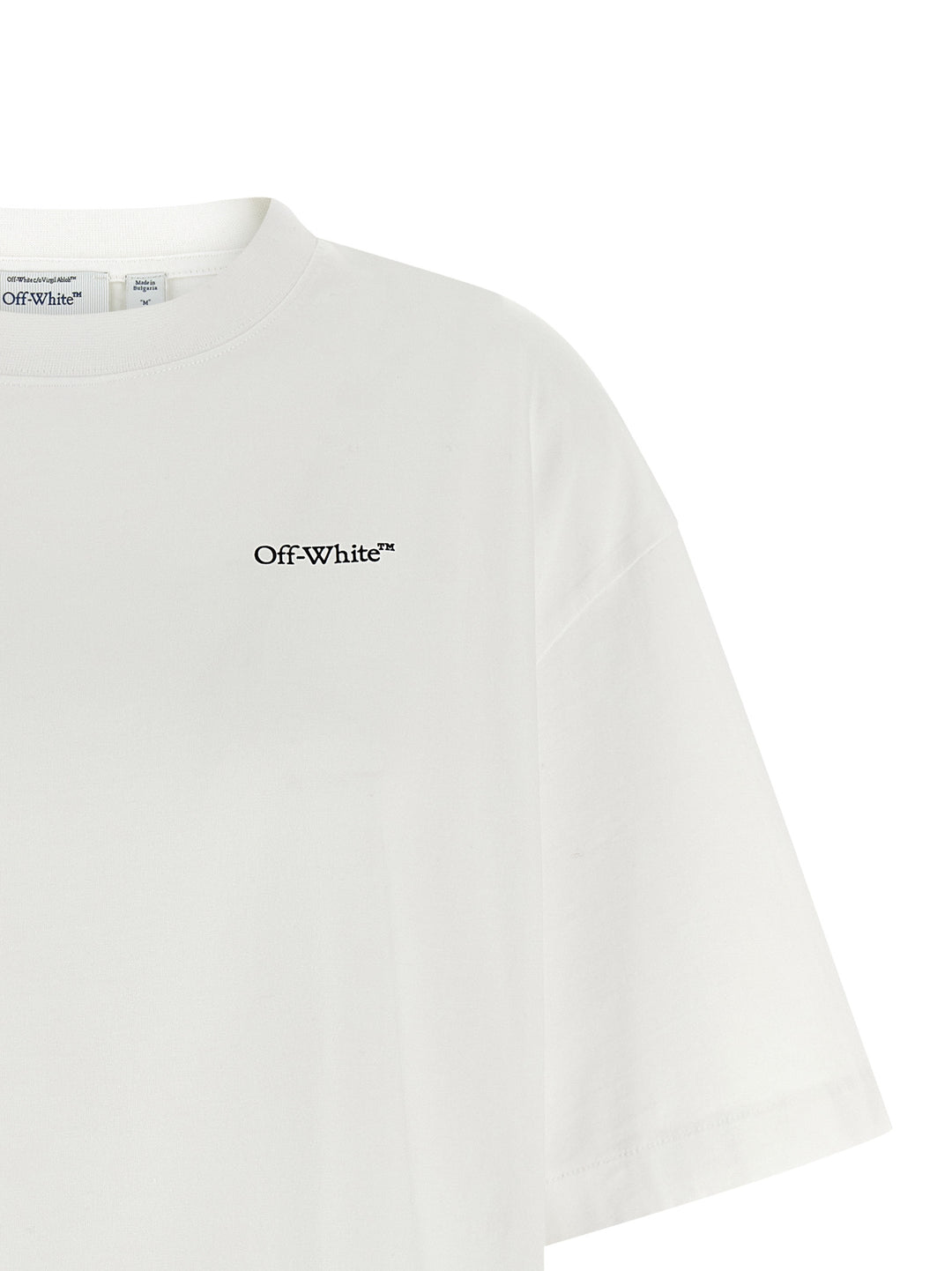 Off-White Hvit T-skjorte i bomull