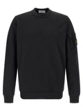 Stone Island Black Cotton Sweatshirt