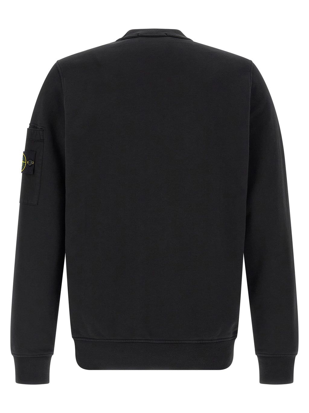 Stone Island Black Cotton Sweatshirt