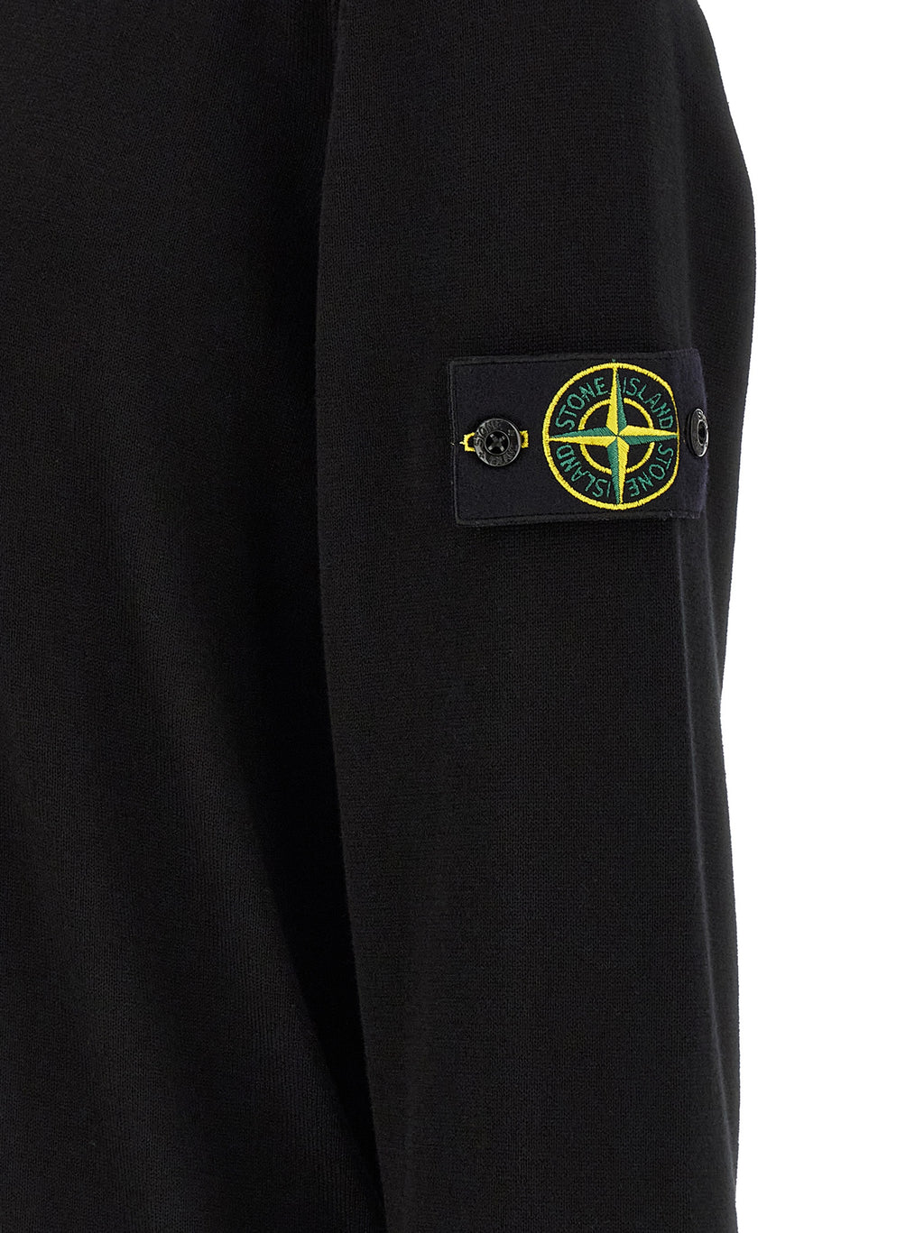 Stone Island Black Cotton Cardigan