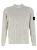 Stone Island Gray Cotton Cardigan