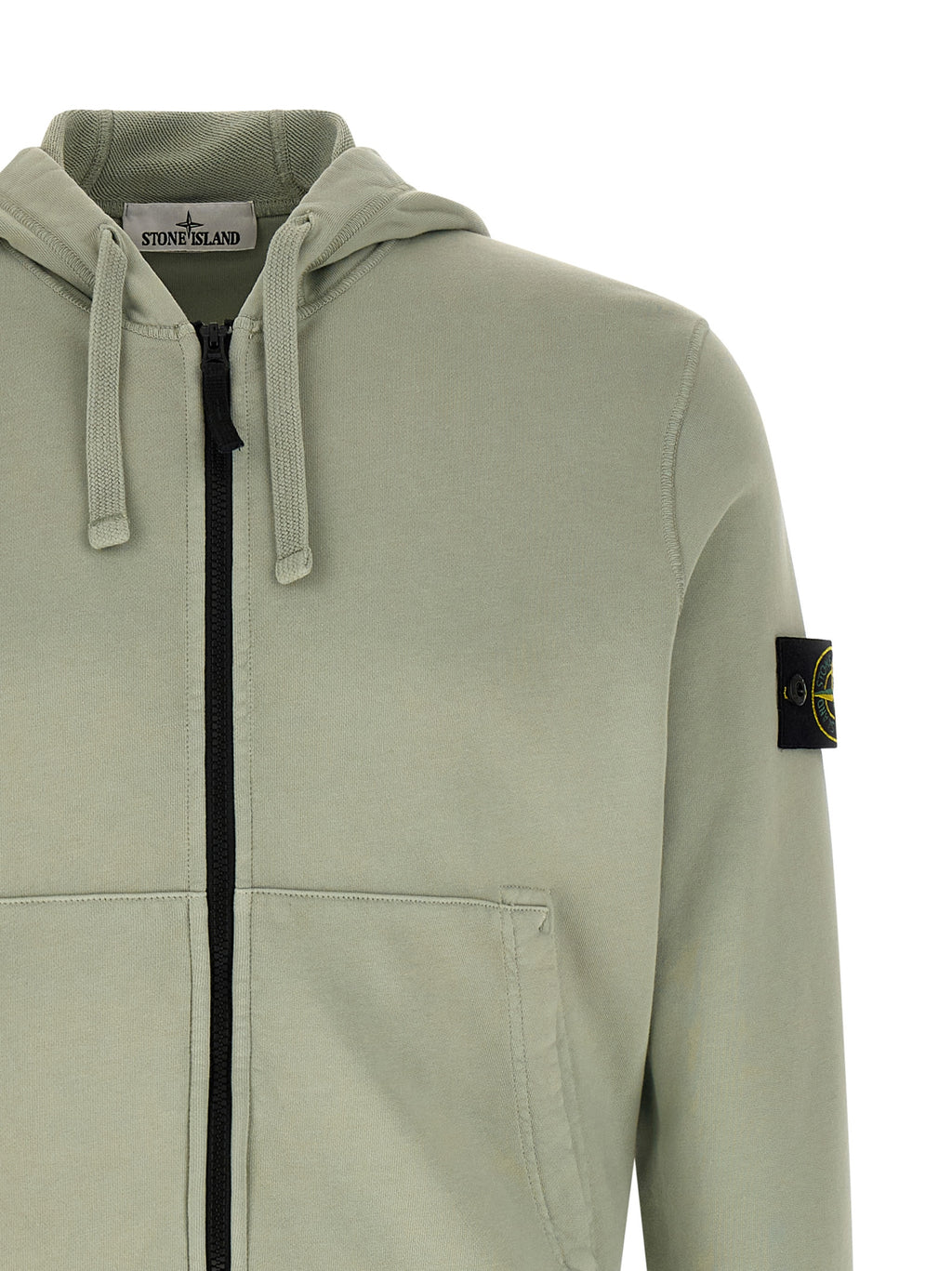 Stone Island Bicolor Cotton Sweatshirt