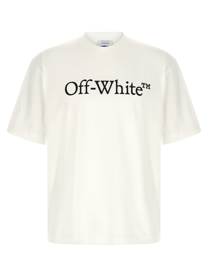 Off-White T-skjorte i tofarget bomull