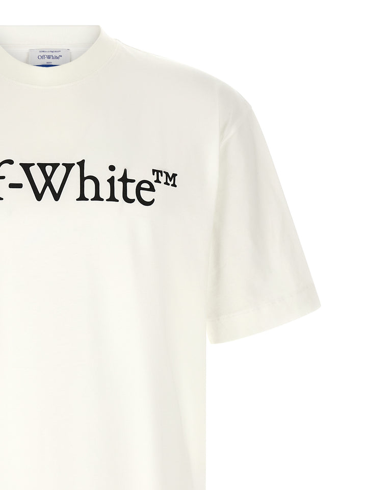 Off-White T-skjorte i tofarget bomull