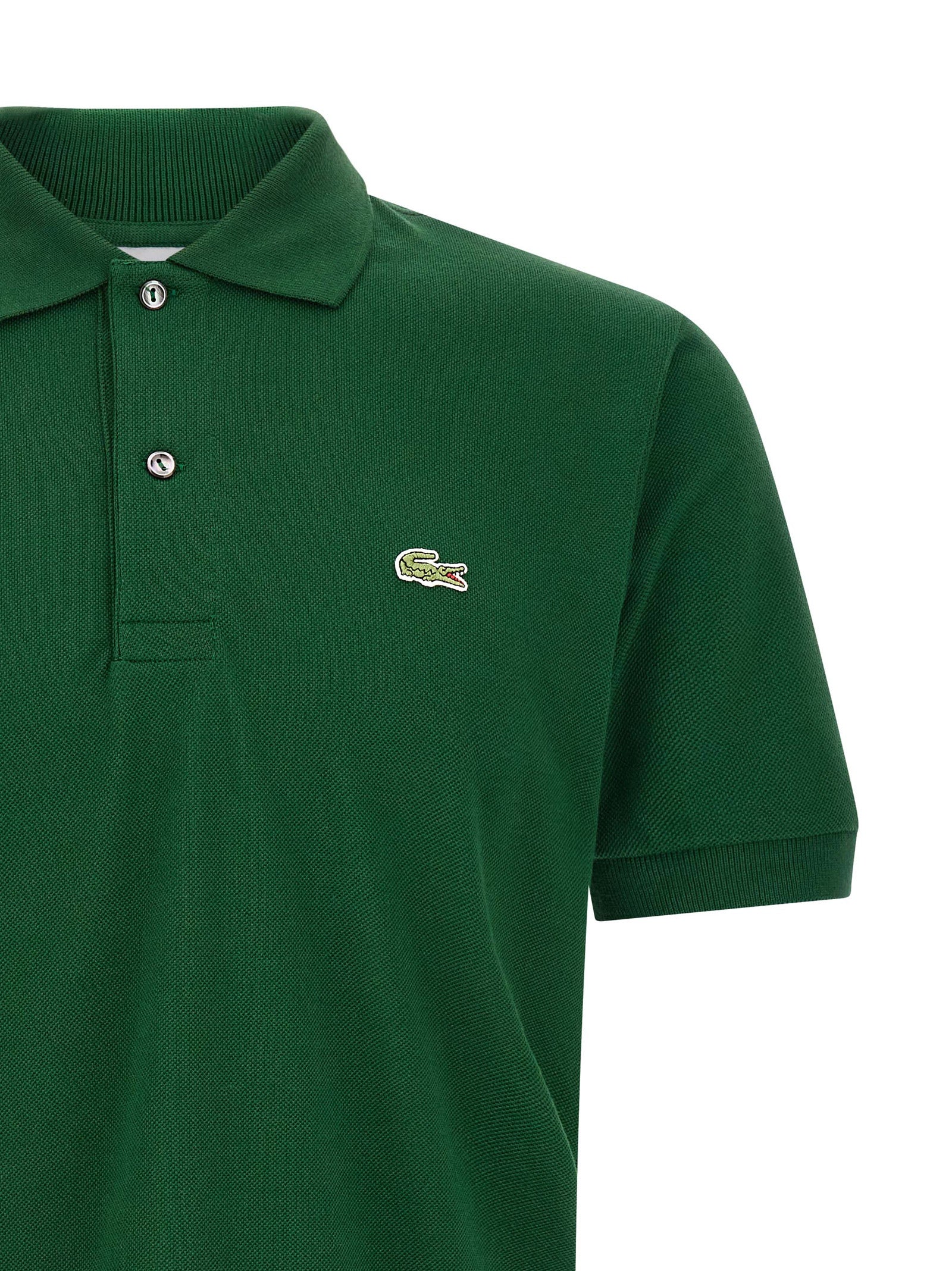 Bicolor Cotton Polo Shirt
