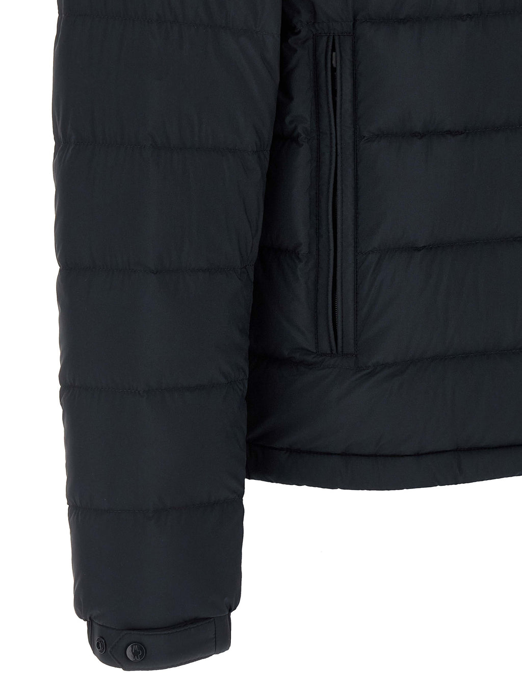 Moncler Blue Polyamide Full-Length Jacket