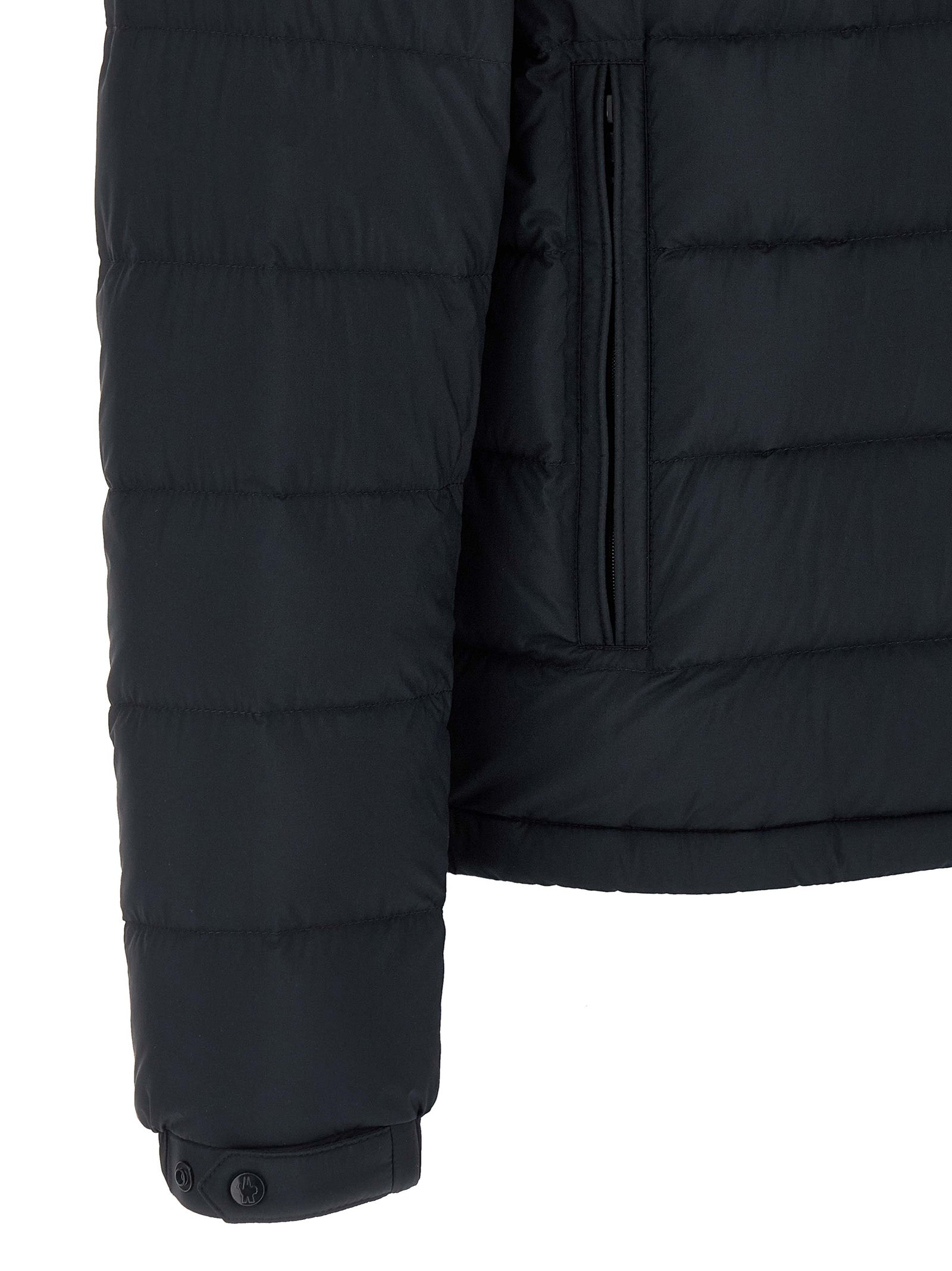 Moncler Blue Polyamide Full-Length Jacket