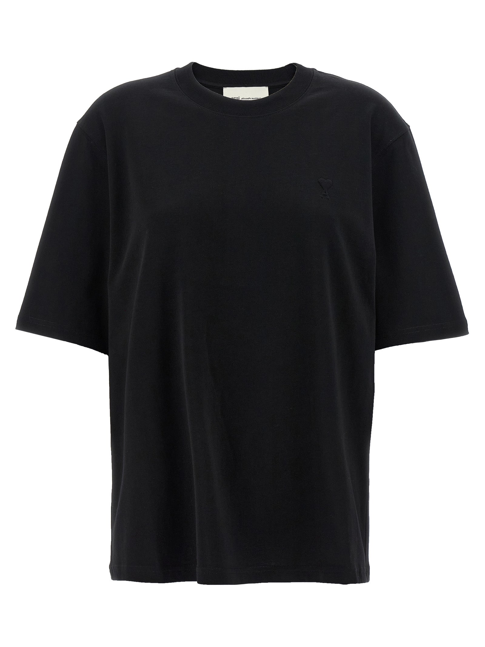 Black Cotton T-Shirt