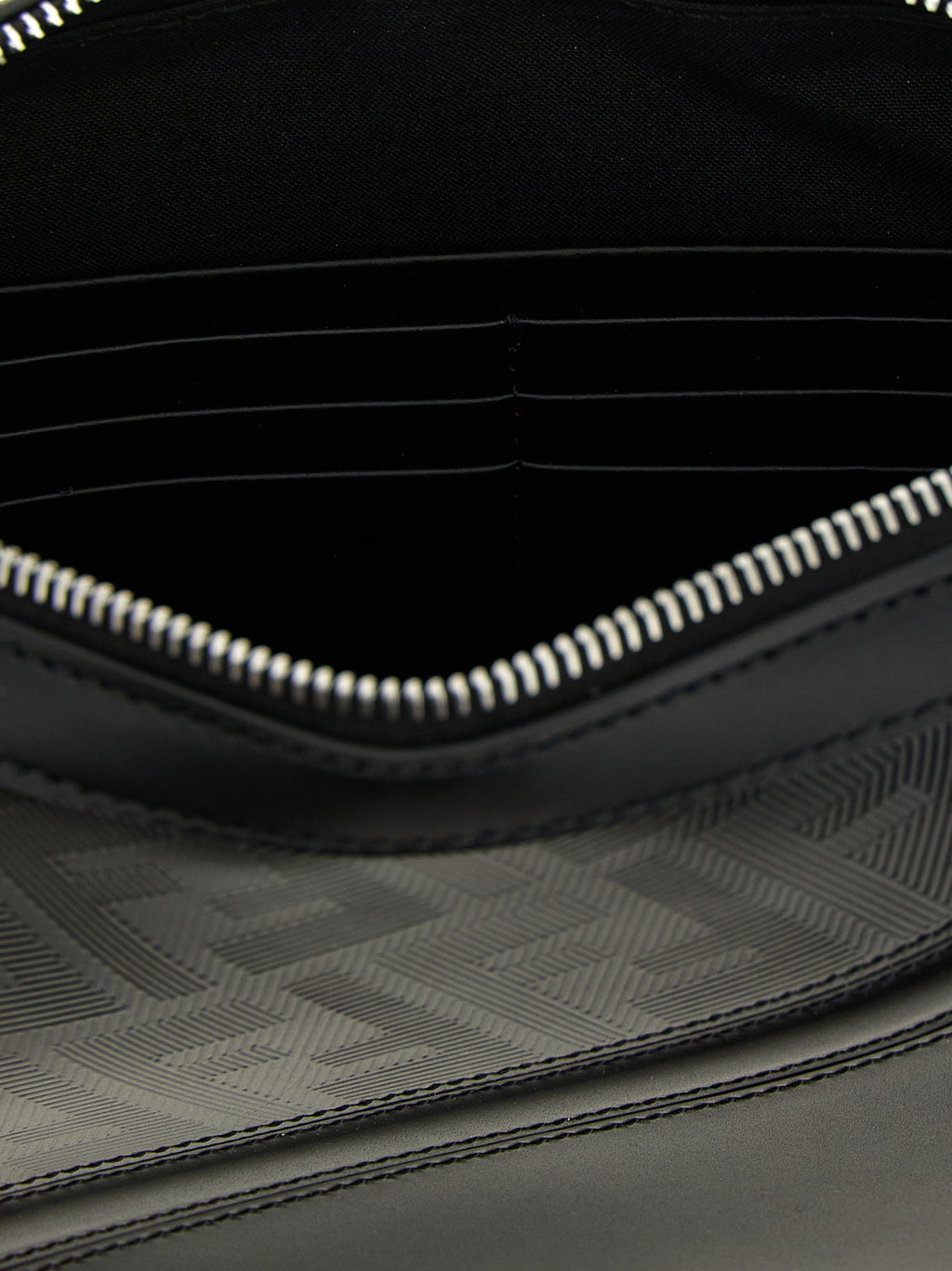 Fendi Black Viscose Shoulder Bag