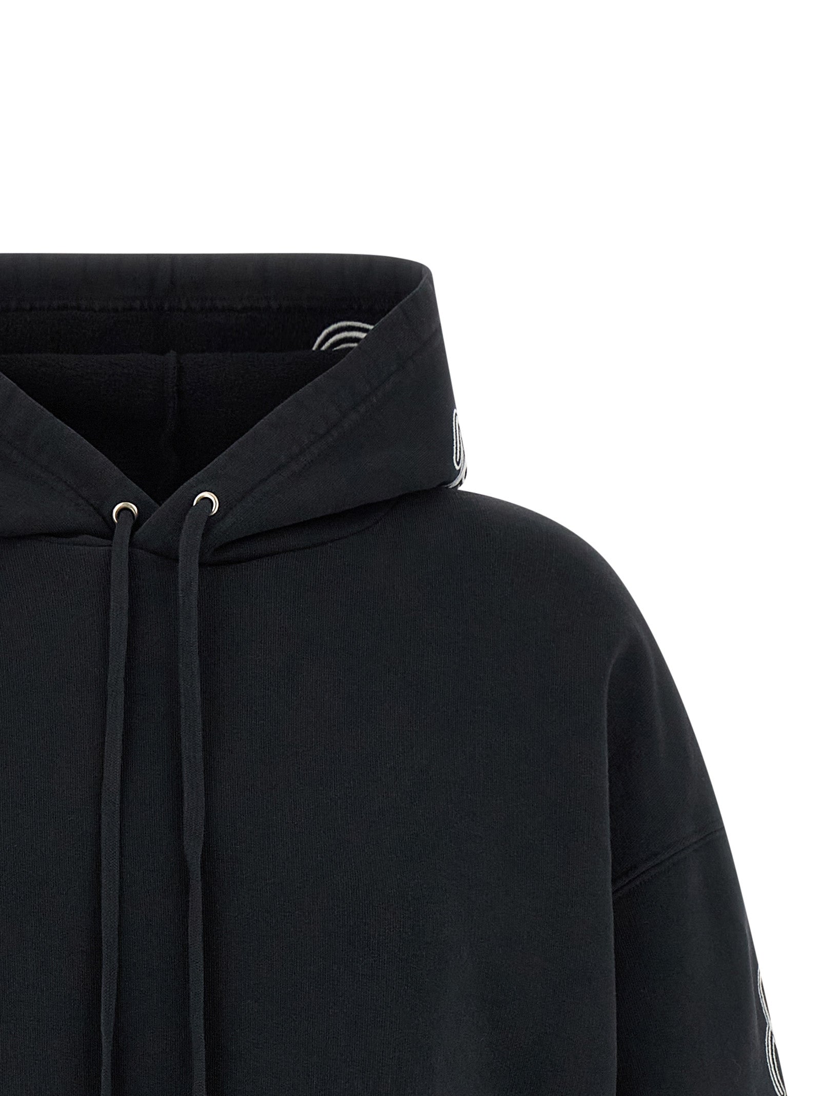 Balenciaga hettegenser i svart bomull