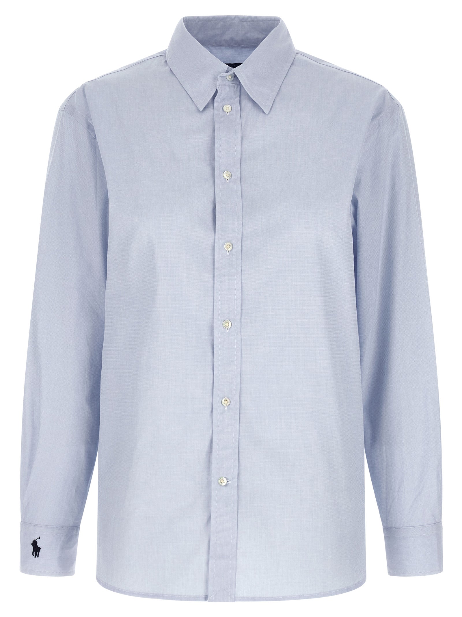 Polo Ralph Lauren Blue Cotton Blouse