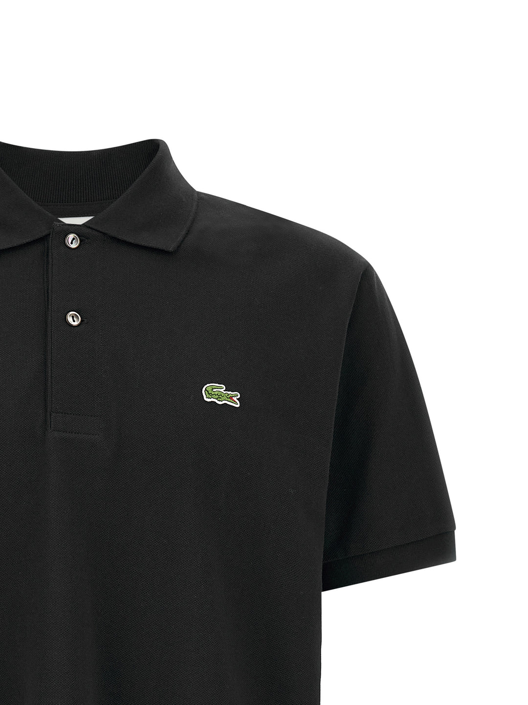 Lacoste svart bomullspiké