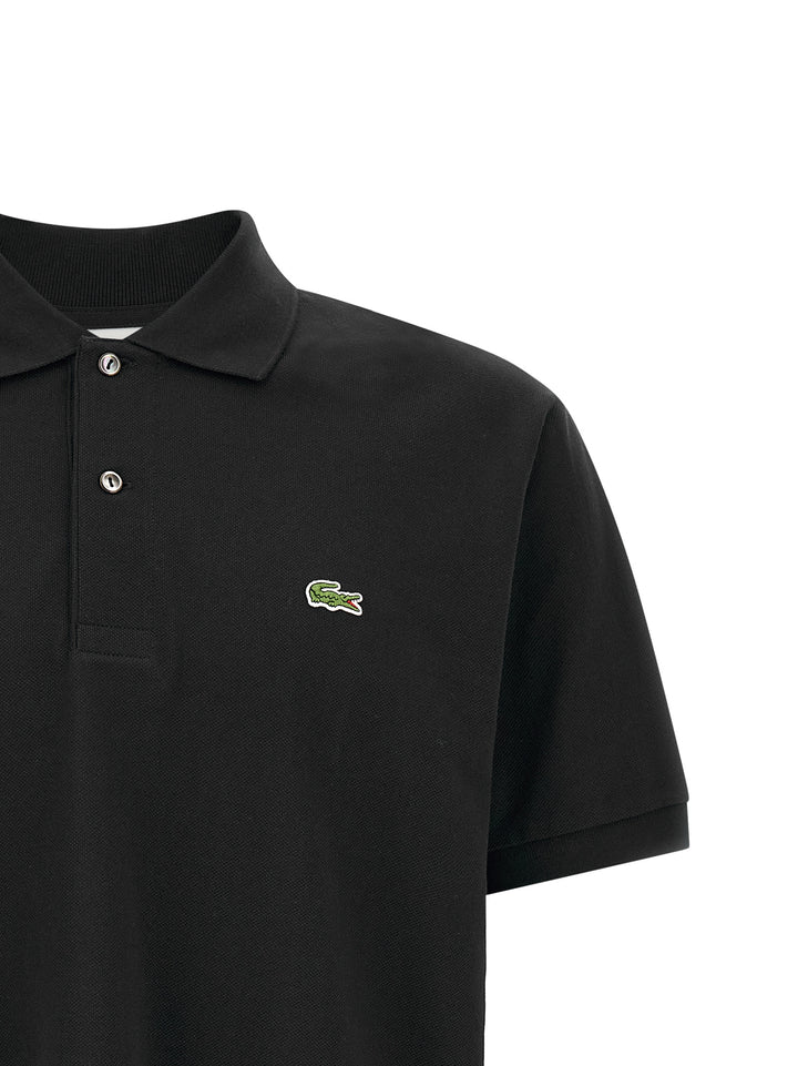 Lacoste svart bomullspiké