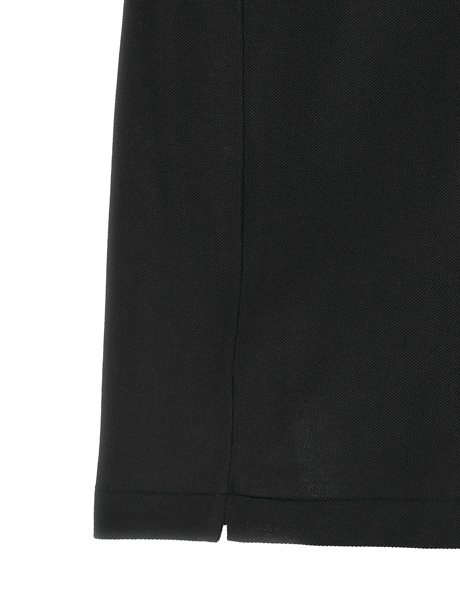 Lacoste Black Cotton Polo Shirt