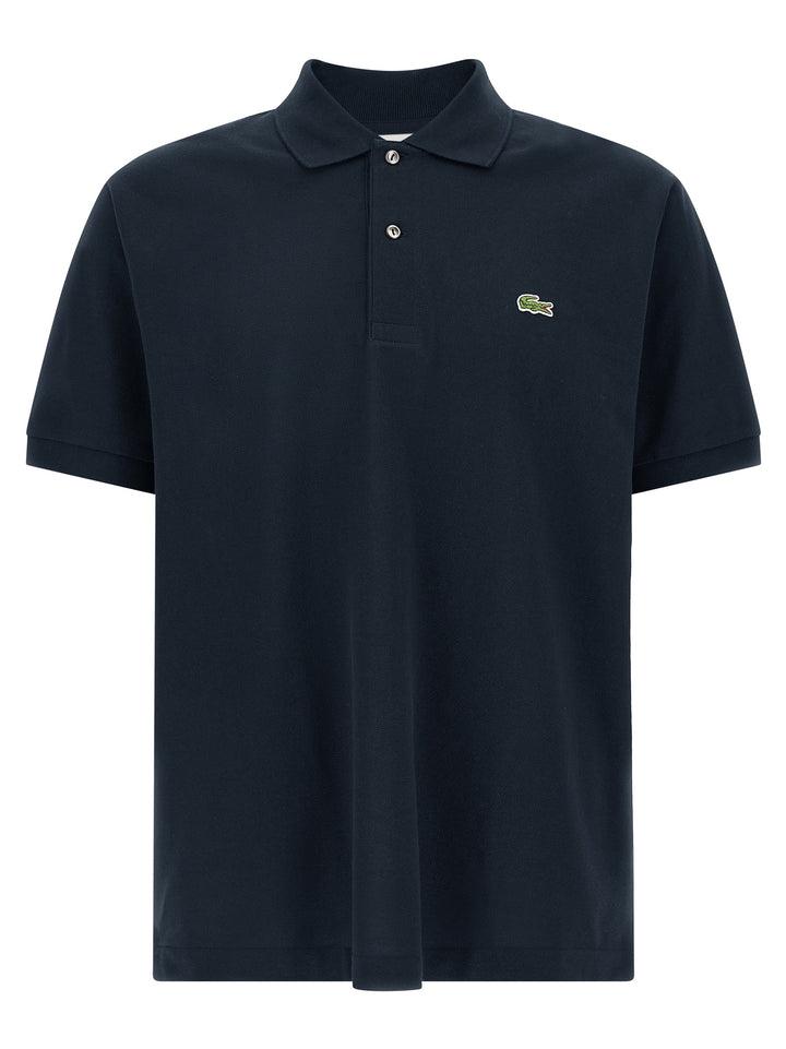 Lacoste blå bomulls-piké
