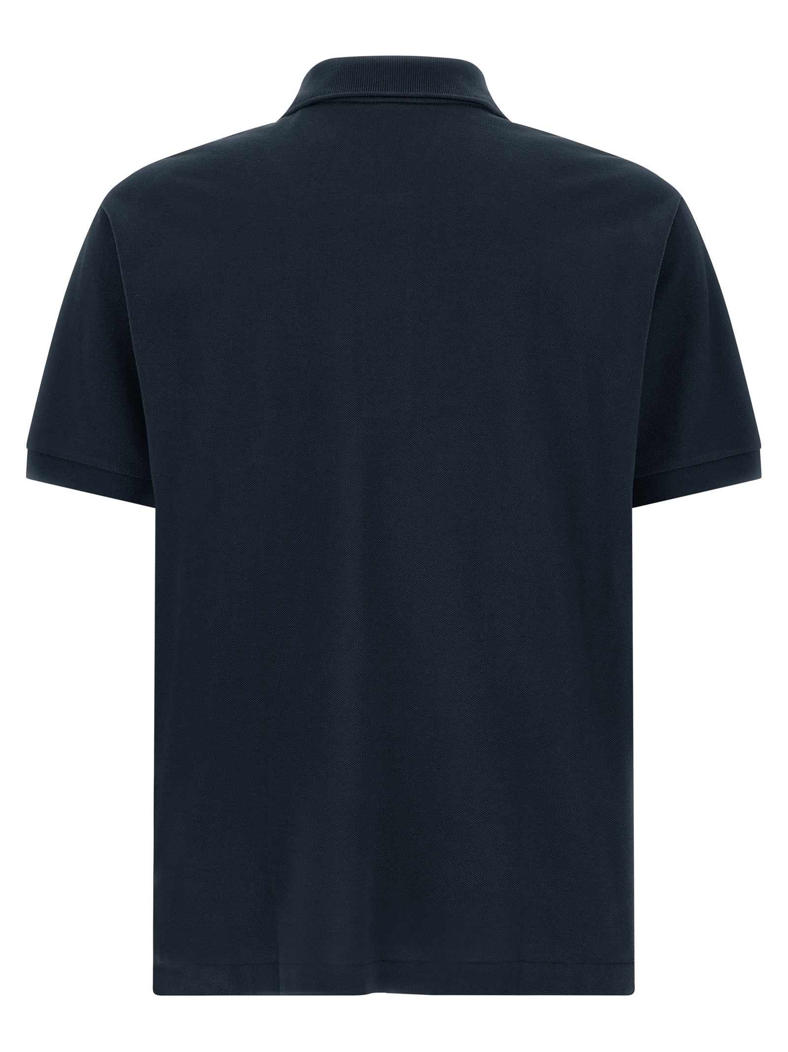 Blue Cotton Polo Shirt