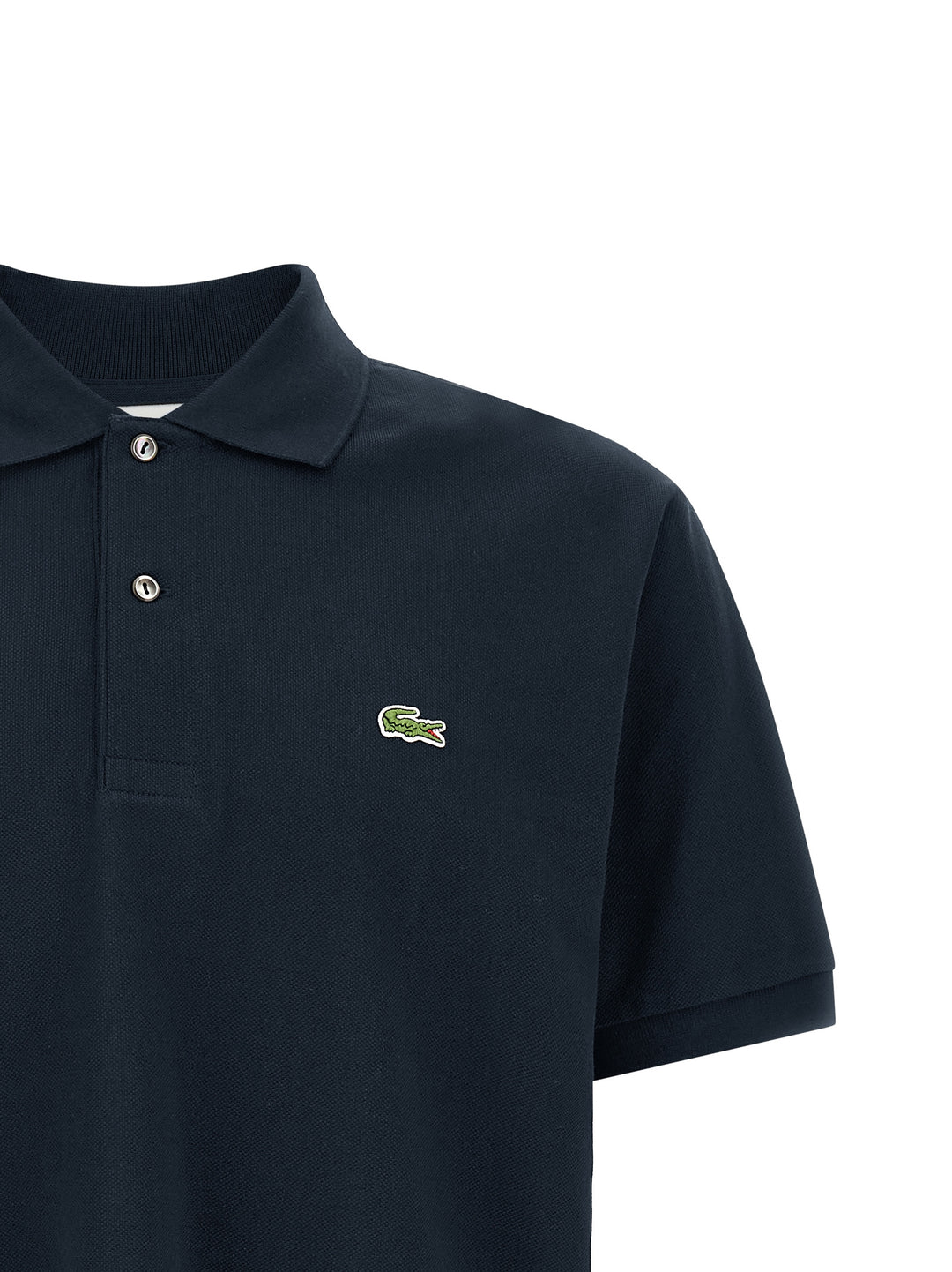 Lacoste blå bomulls-piké