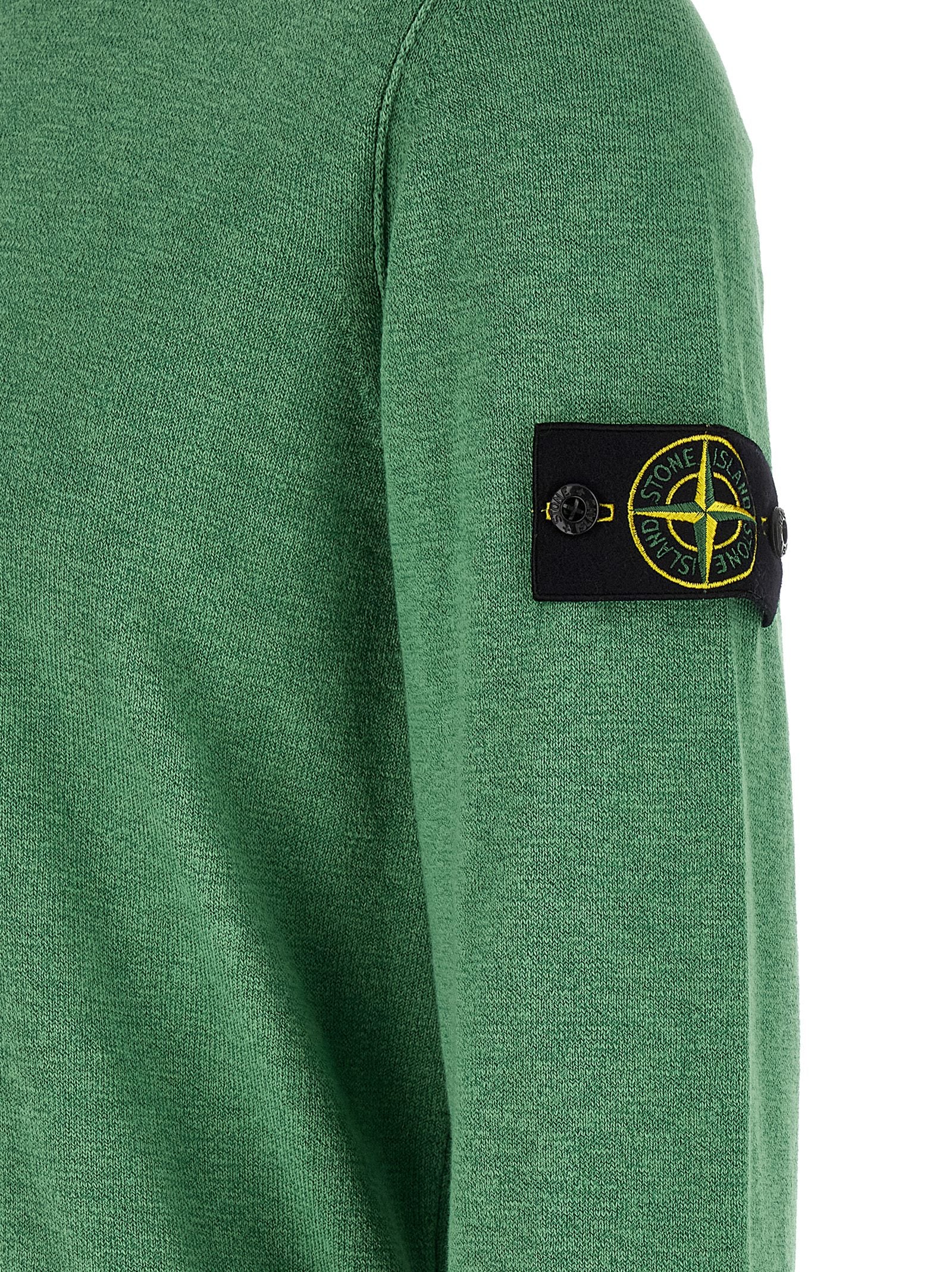 Bicolor Cotton Cardigan