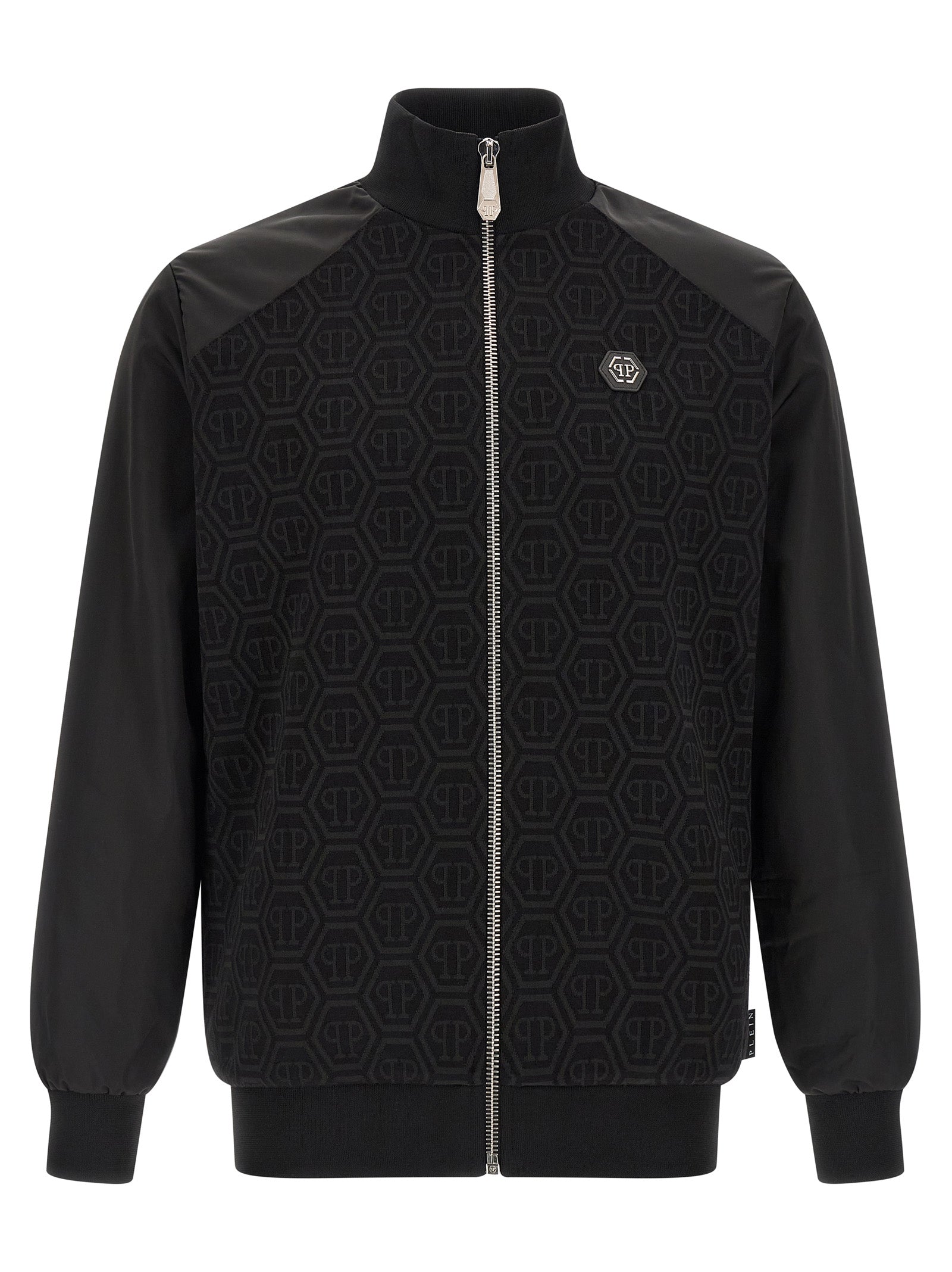 Black Cotton Sweatshirt