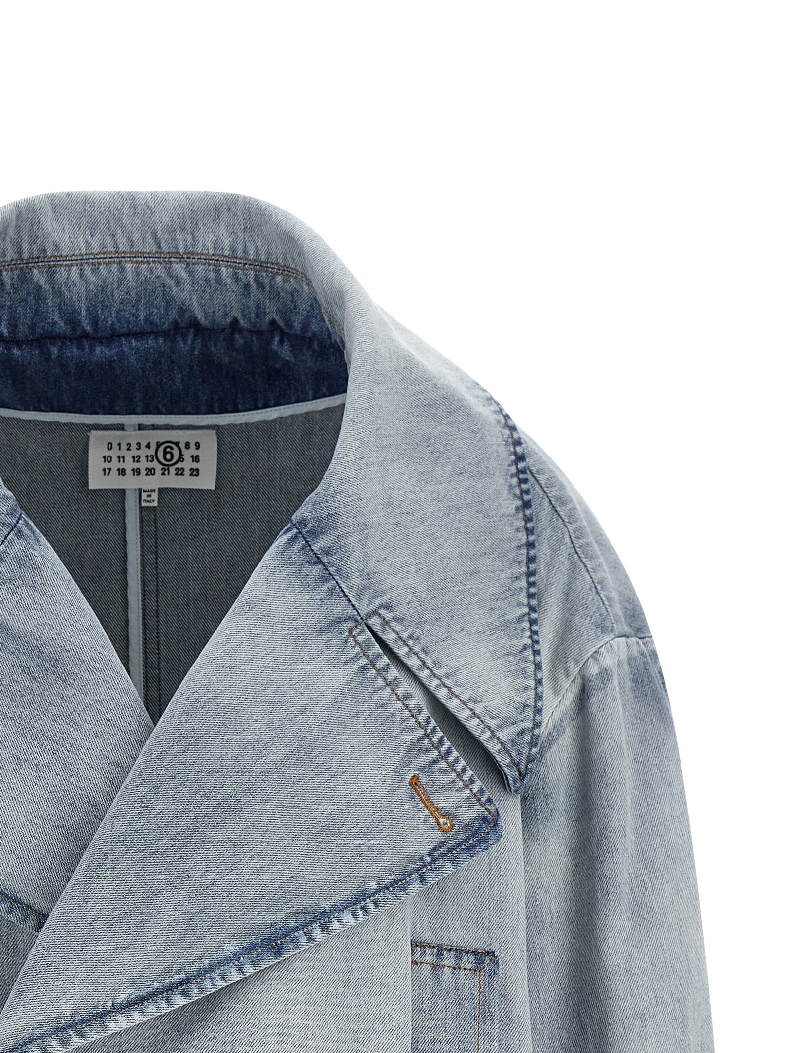 MM6 Maison Margiela Blå Denimjakke i Bomull