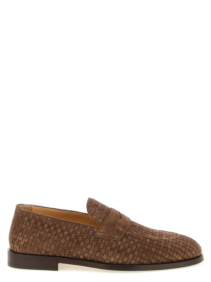 Brunello Cucinelli Brune Loafers i Kalveskinn