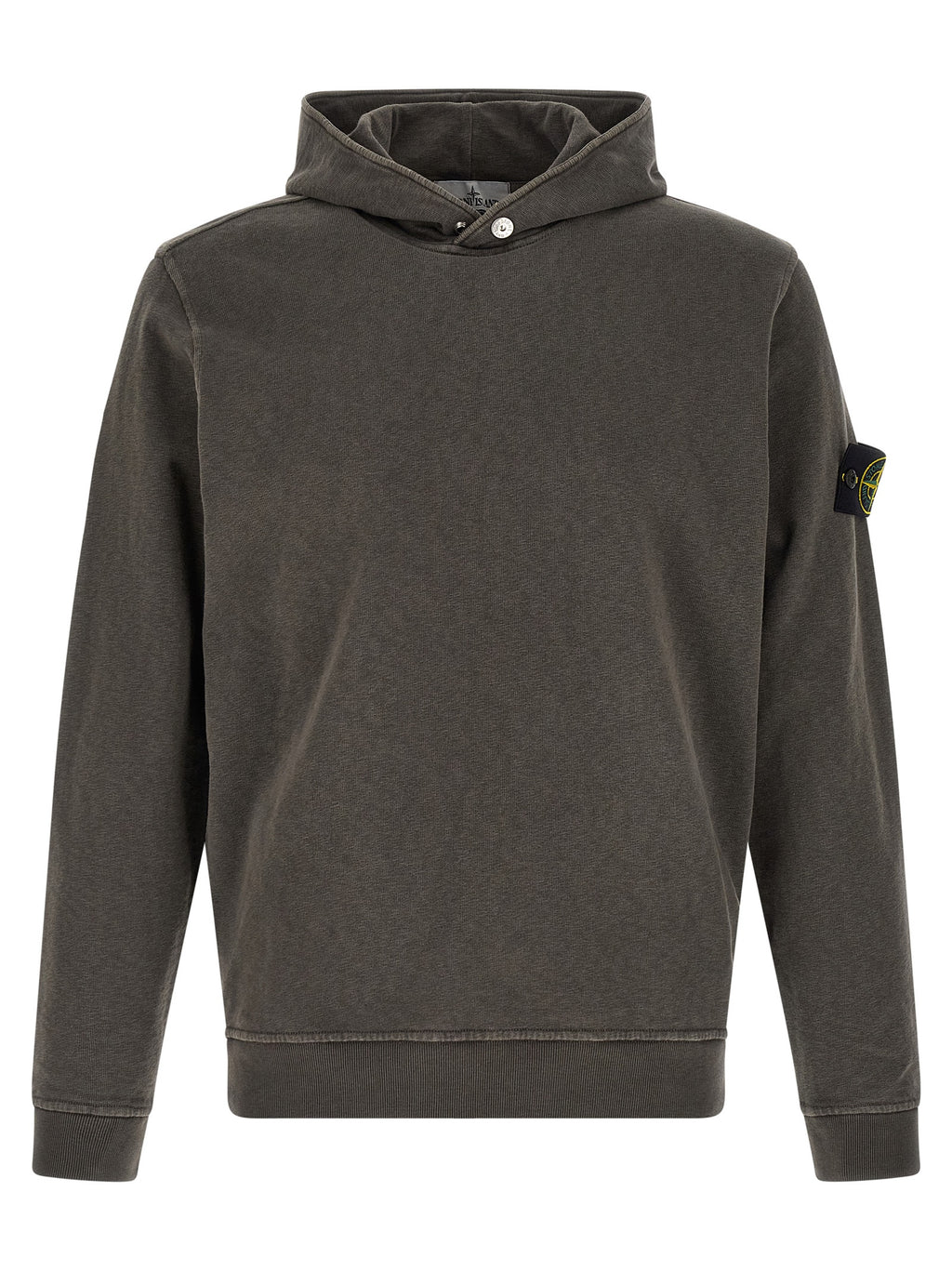Stone Island Brown Cotton Sweatshirt