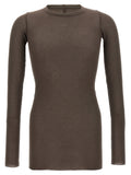 Rick Owens Gray Viscose T-Shirt