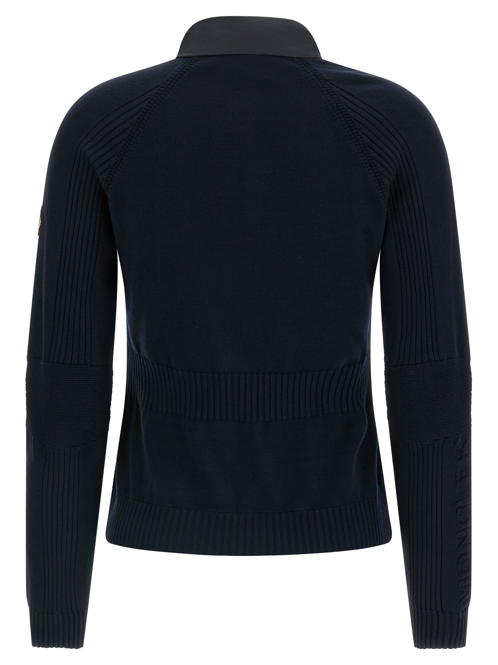 Moncler Grenoble Blue Polyamide Cardigan