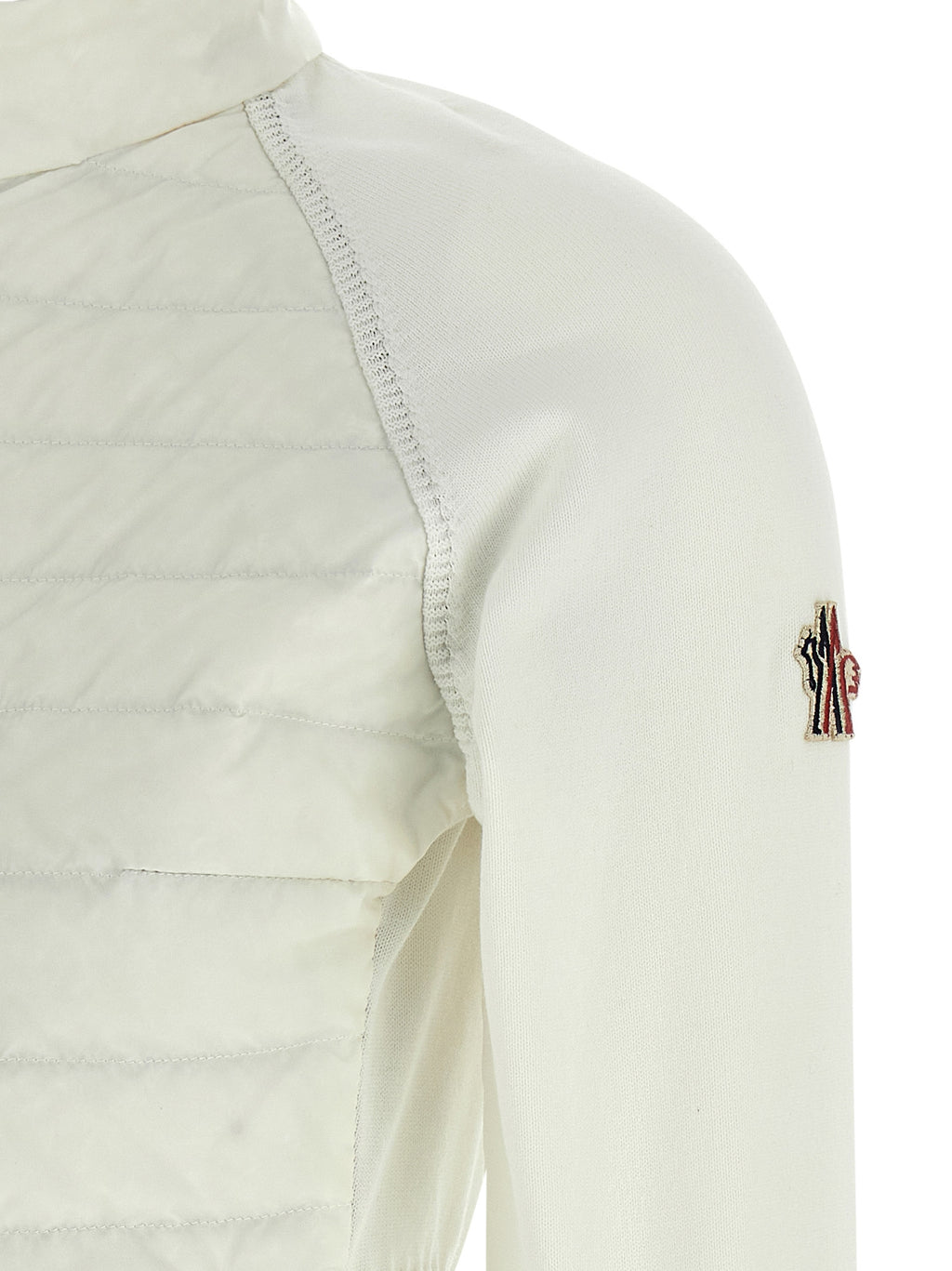 Moncler Grenoble White Polyamide Cardigan