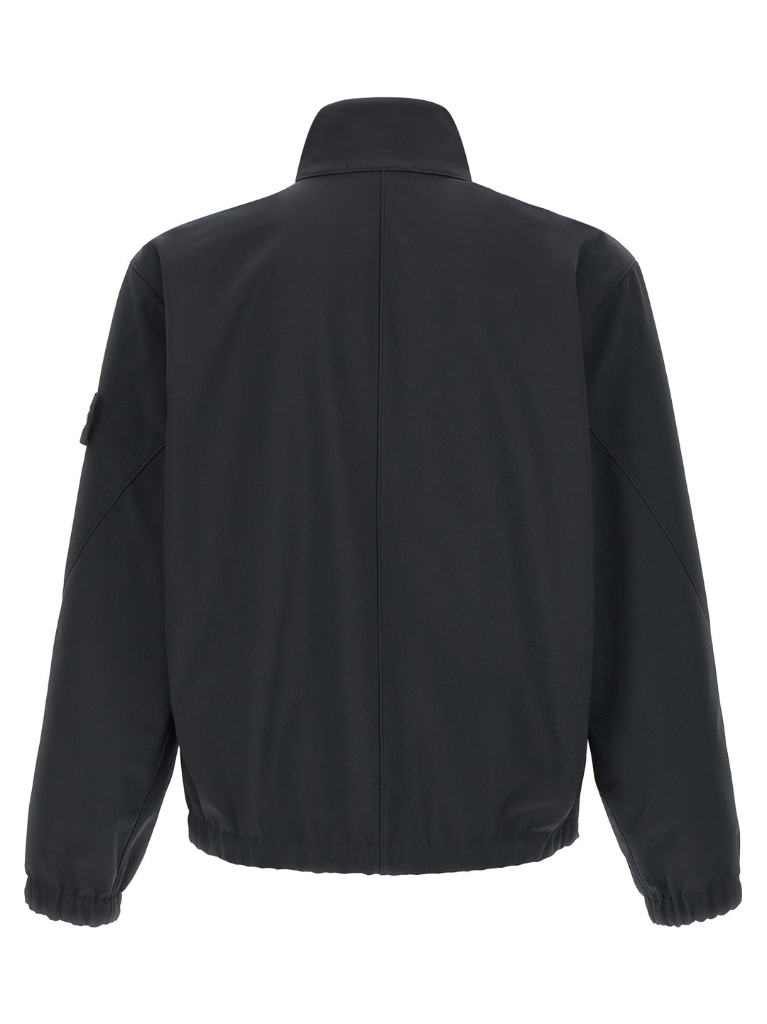 Stone Island blå polyester skalljakke