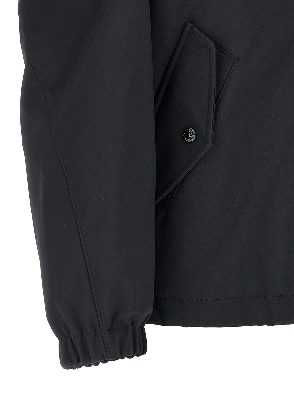 Stone Island Blue Polyester Shell Jacket
