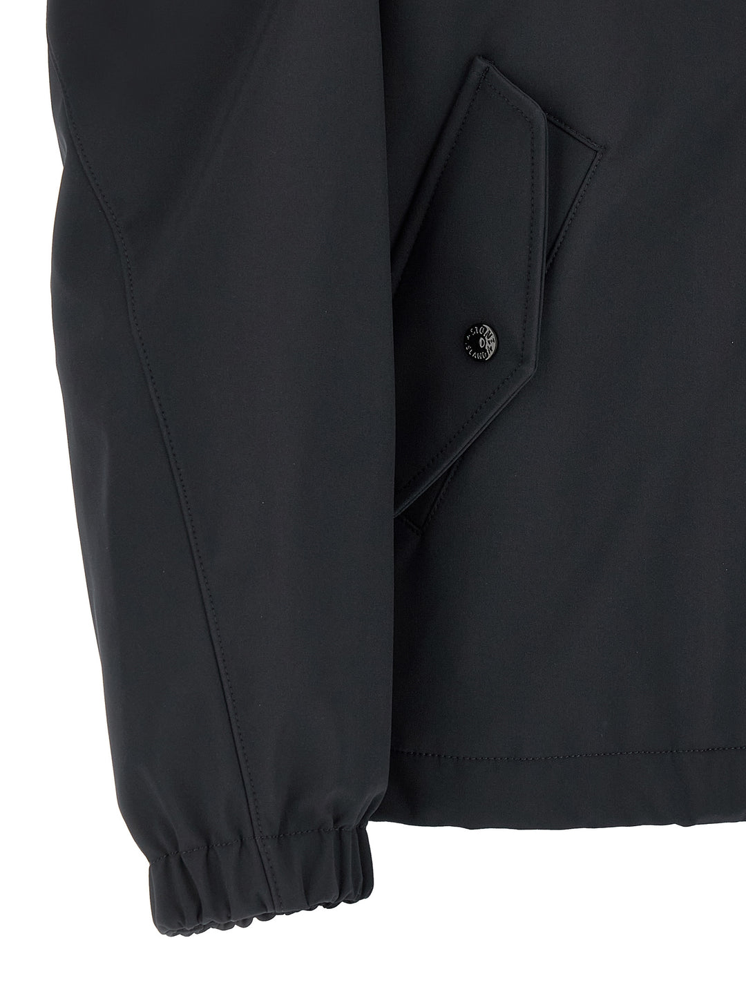 Stone Island blå polyester skalljakke