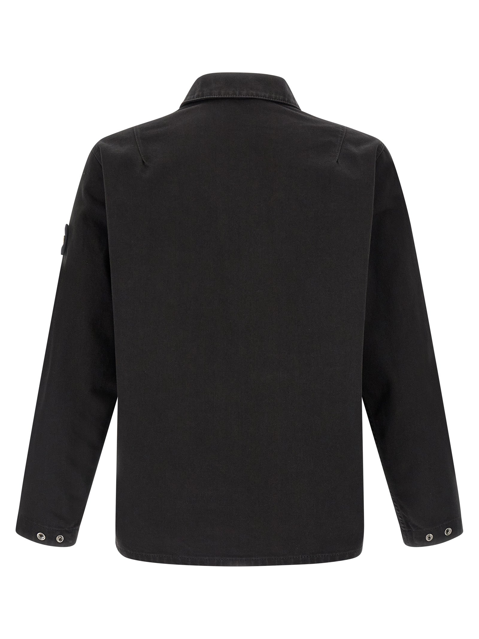 Stone Island Black Cotton Blouse