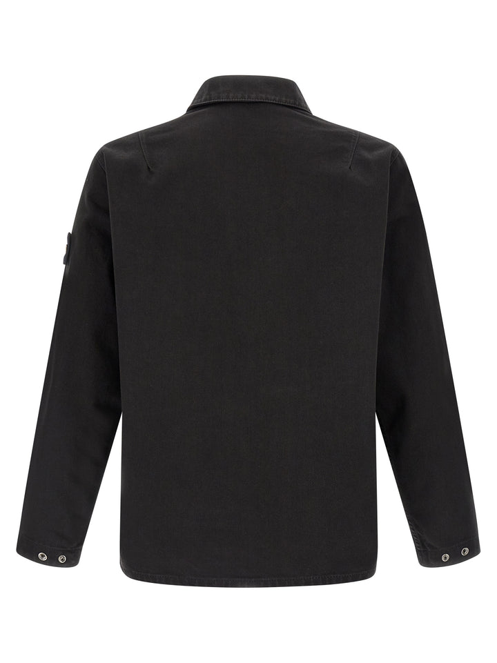 Stone Island svart bomullsbluse
