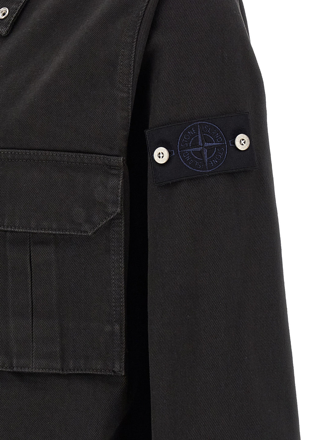 Stone Island svart bomullsbluse