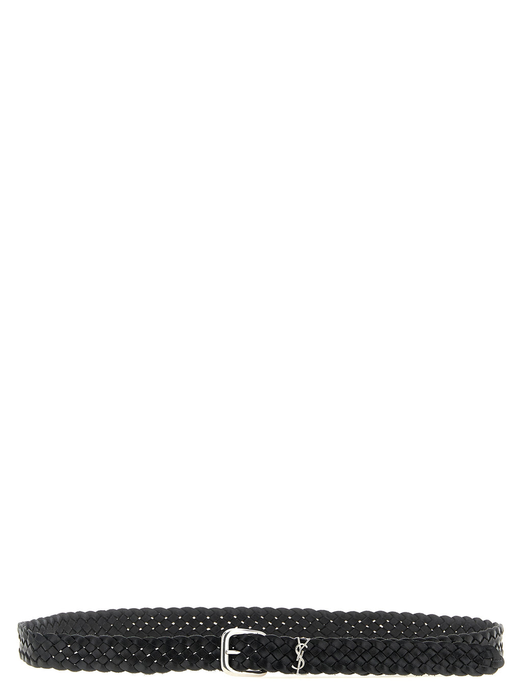 Saint Laurent Black Calfskin Regular Belt