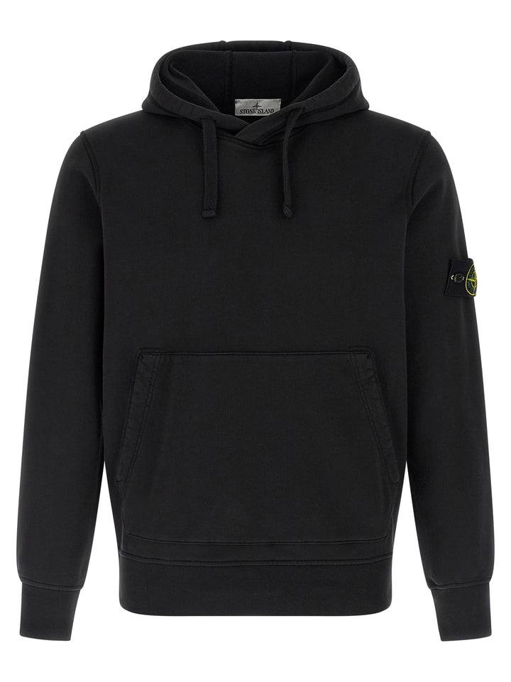 Stone Island Svart Bomullsgenser