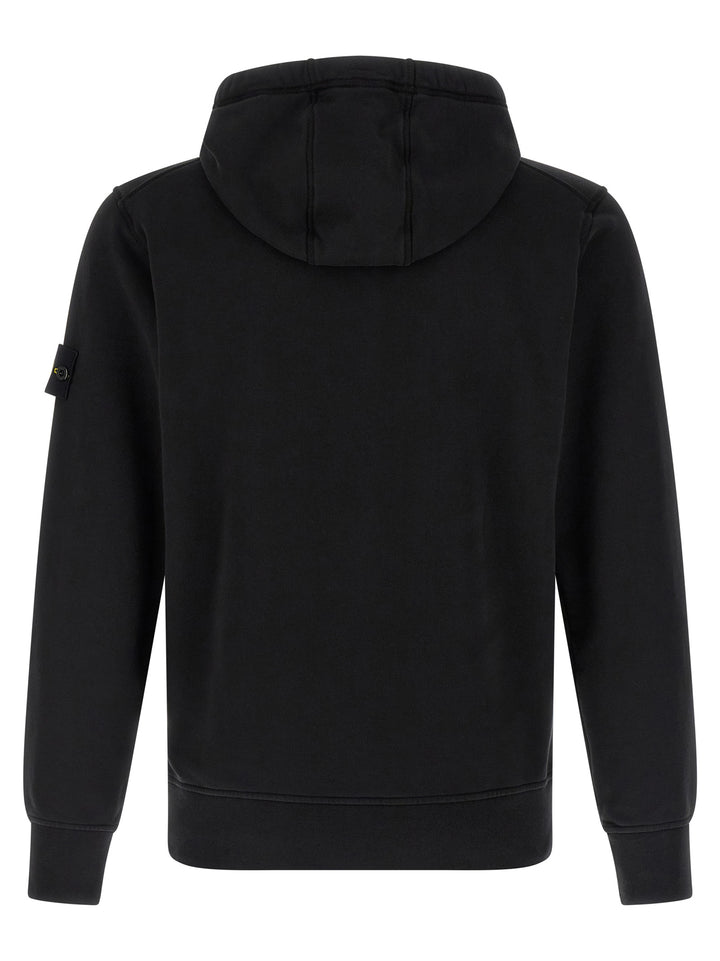 Stone Island Svart Bomullsgenser