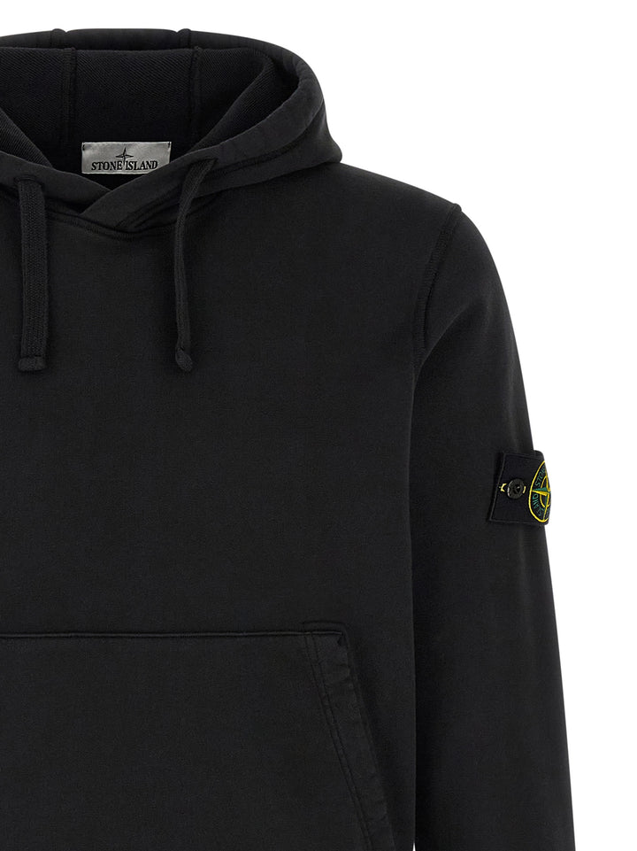 Stone Island Svart Bomullsgenser