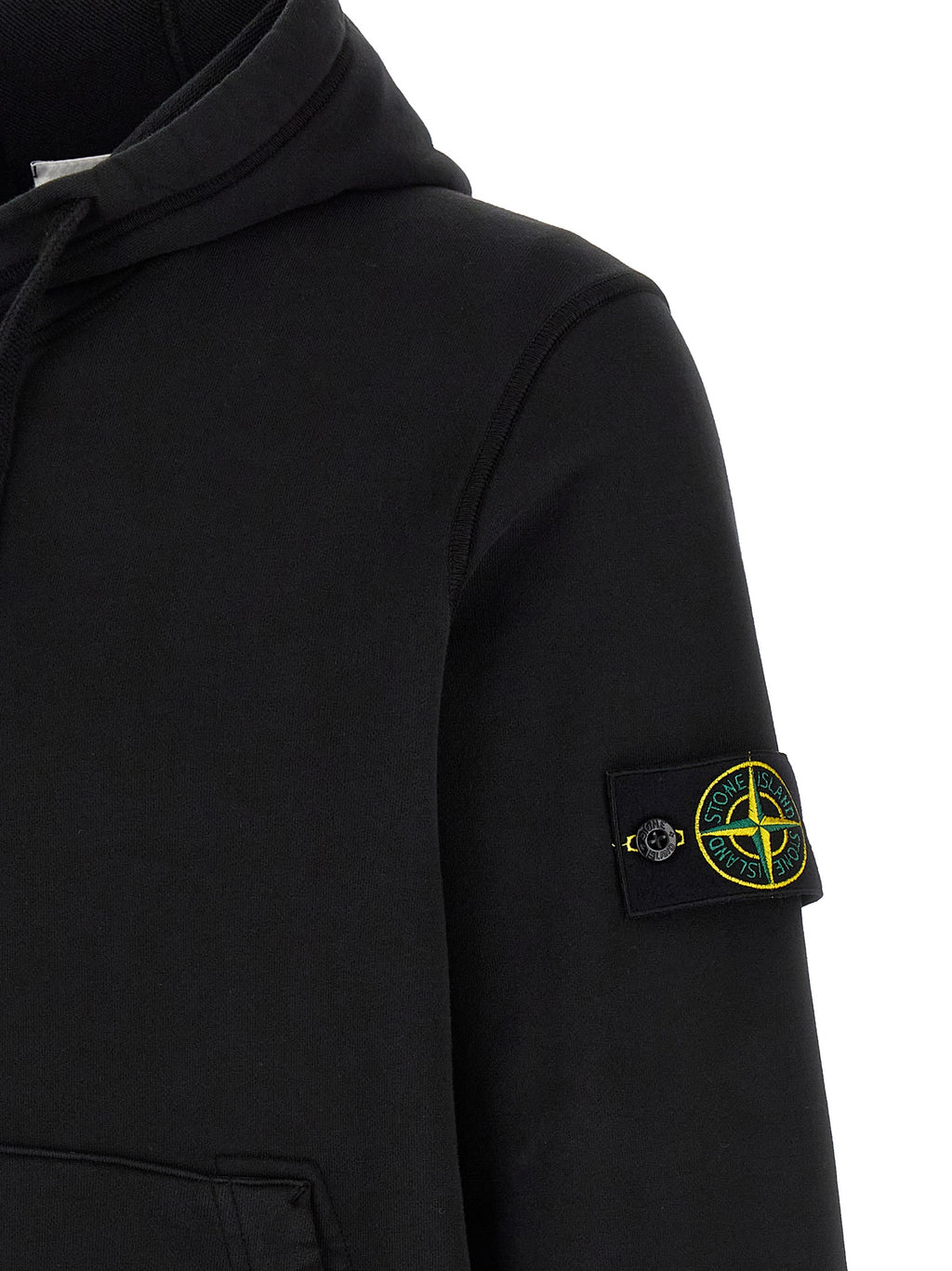Stone Island Black Cotton Sweatshirt