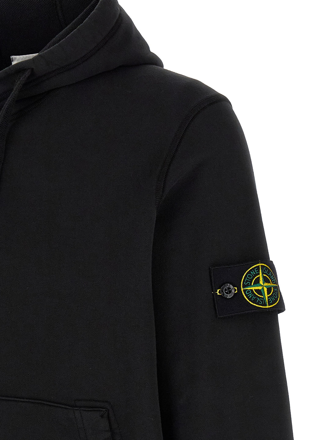 Stone Island Svart Bomullsgenser