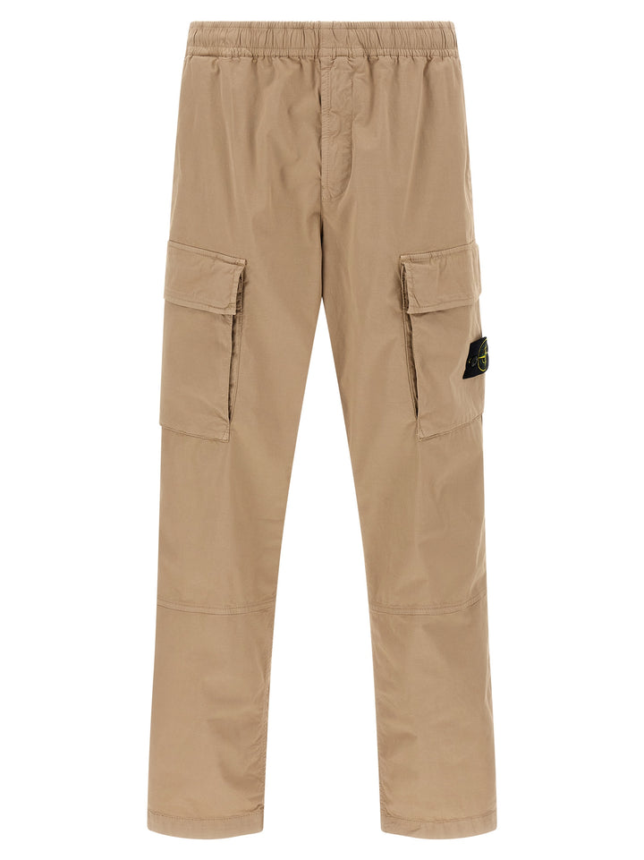 Stone Island Beige Cargo-bukse i bomull
